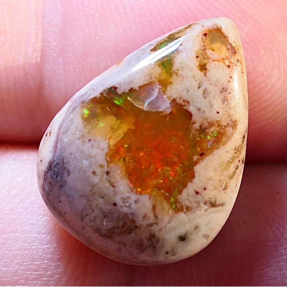 9.85ct Mexican Matrix Cantera Boulder Colorful Opal Gem